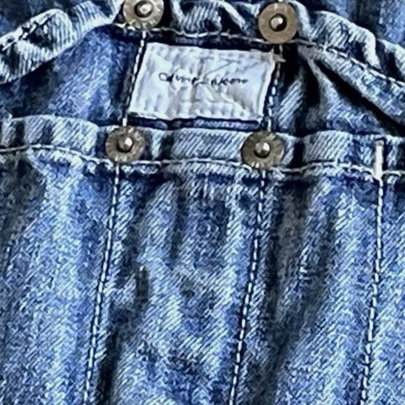 Vintage Calvin Klein Denim Carpenter Overalls Size Smalll - Picture 5 of 10